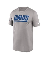 Nike Men's Gray New York Giants Sideline Legend Performance T-Shirt