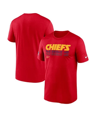 Nike Men's Red Kansas City Chiefs Sideline Legend Performance T-Shirt
