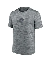 Nike Men's Gray Chicago Bears Sideline Velocity Performance T-Shirt