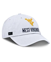 Nike Men's White West Virginia Mountaineers 2025 Sideline Club Adjustable Hat