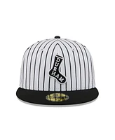 New Era Men's White Durham Bulls Theme Nights 59FIFTY Fitted Hat