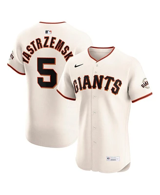 Nike Men's Mike Yastrzemski Cream San Francisco Giants Home Elite Player Jersey