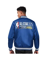 Starter Men's Royal 2025 Nba All-Star Game Satin Full-Snap Varsity Jacket