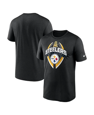 Nike Men's Black Pittsburgh Steelers Big Tall Primetime Legend Icon Performance T-Shirt