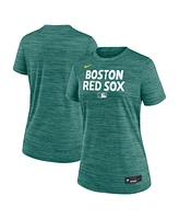 Nike Women's Green Boston Red Sox 2025 City Connect Authentic Collection Velocity Performance T-Shirt
