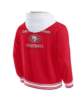 Darius Rucker Collection by Fanatics Men's Scarlet San Francisco 49ers Full-Snap Hoodie Jacket