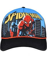 Lids Men's Black Spider-Man Big Front Adjustable Trucker Hat
