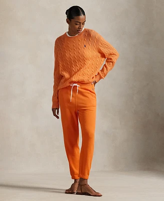 Polo Ralph Lauren Women's Lightweight Fleece Drawstring Sweatpants