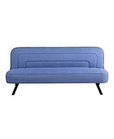 Serta 66.1" Polyester Forrest Convertible Futon