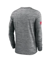 Nike Men's Gray Buffalo Bills Sideline Velocity Performance Long Sleeve T-Shirt