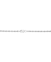 Rope Chain 20" Collar Necklace in 14k White Gold