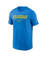 Nike Men's Powder Blue Los Angeles Chargers Sideline Performance T-Shirt