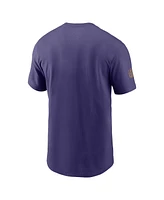 Nike Men's Purple Baltimore Ravens Sideline Performance T-Shirt
