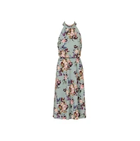 Adrianna Papell Women's Halter Chiffon Midi Dress