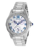 Invicta Women's 28436 Angel Quartz 3 Hand White Dial Watch