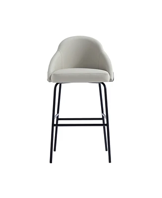 Manhattan Comfort 41.1" Faux Leather Gracie Barstool