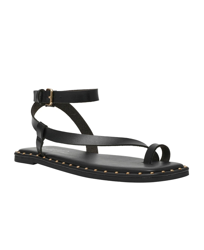 Wild Pair Women's Genessis Buckle Flat Sandals, Exclusively at Macy's