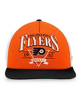 Fanatics Men's Orange Philadelphia Flyers Classic Foam Adjustable Trucker Hat