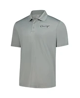 Fanatics Men's Gray Chicago White Sox Logo Polo Shirt