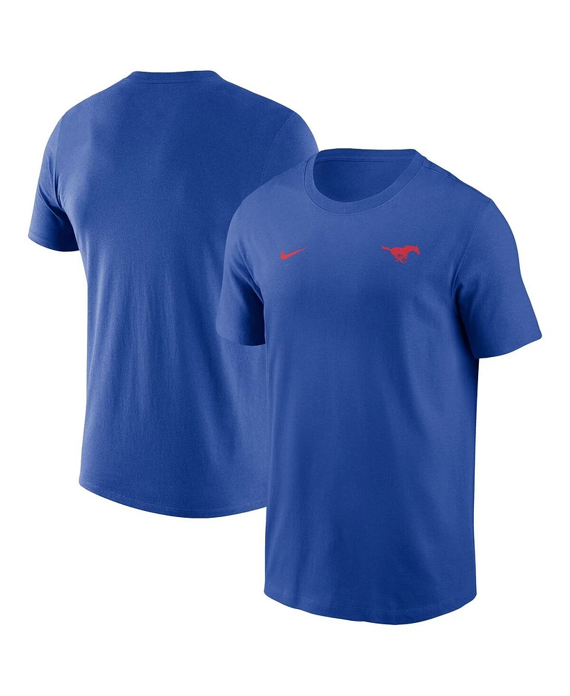 Nike Men's Royal Smu Mustangs 2025 Sideline Legend Performance T-Shirt