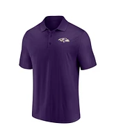 Fanatics Men's Dark Purple Baltimore Ravens Polo Shirt