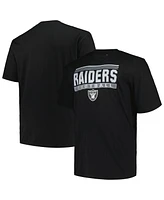 Fanatics Men's Black Las Vegas Raiders Big Tall Pop T-Shirt