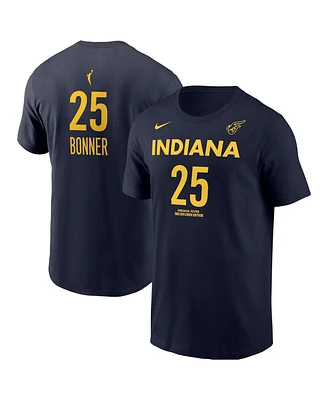 Nike Men's DeWanna Bonner Navy Indiana Fever Explorer Edition Name Number T-Shirt