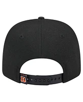 New Era Men's Black Cincinnati Bengals 9SEVENTY Stretch-Snap Hat