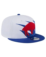 New Era Men's Royal Buffalo Bills Throwback Jagged 9FiFTY Snapback Hat