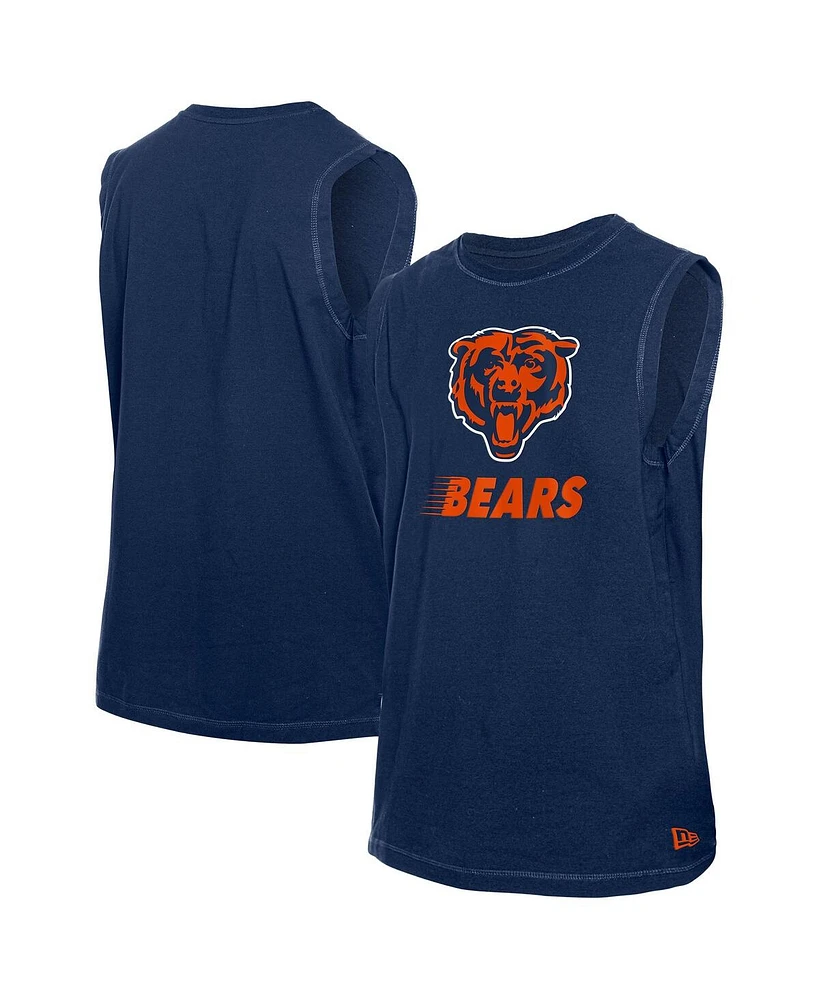 New Era Men's Navy Chicago Bears Leisure Collection Tank Top