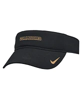 Nike Men's Black Vanderbilt Commodores 2025 On-Field Ace Performance Adjustable Visor Hat