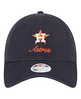 New Era Women's Navy Houston Astros Preppy Team 9TWENTY Adjustable Hat