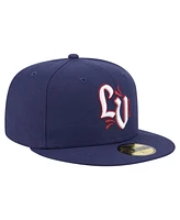 New Era Men's Blue Lehigh Valley IronPigs Authentic Collection 59FIFTY Fitted Hat