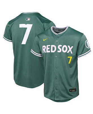 Nike Big Boys and Girls Masataka Yoshida Green Boston Red Sox 2025 City Connect Limited Player Jersey
