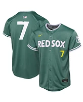 Nike Big Boys and Girls Masataka Yoshida Green Boston Red Sox 2025 City Connect Limited Player Jersey