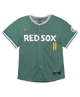 Nike Baby Boys and Girls Rafael Devers Green Boston Red Sox 2025 City Connect Limited Player Jersey