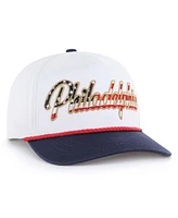 '47 Brand Men's White Philadelphia Phillies Patriotic Overhand Hitch Adjustable Hat