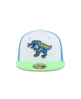 New Era Men's White Myrtle Beach Pelicans Theme Nights 59FIFTY Fitted Hat