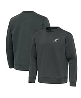 Antigua Men's Pewter Philadelphia Eagles Relevant Lightweight Pullover Sweatshirt