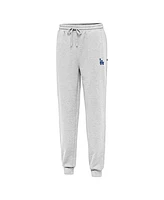 Antigua Men's Heather Gray Los Angeles Dodgers Idol Jogger Pants
