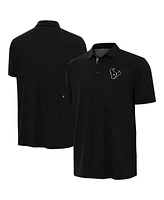 Antigua Men's Black Houston Texans Era Polo Shirt