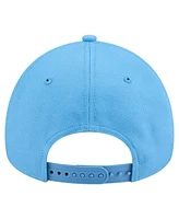 New Era Men's Sky Blue Chicago Sky Core Logo A-Frame 9FORTY Adjustable Hat