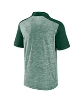 Fanatics Men's Heather Green Green Bay Packers Clutch Polo Shirt