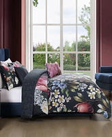 Bebejan Renaissance Bedding 100% Cotton Sateen 5 Piece King Size Reversible Comforter Set