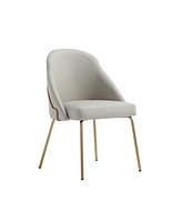 Manhattan Comfort 34.4" Faux Leather Gracie Dining Chair