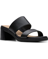 Clarks Collection Women's Jaylan Dusk Block Heel Sandals