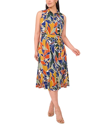 Msk Plus Sleeveless Jersey Midi Dress