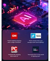 Lepro WL1 Smart Led Rgb Wall Light Kits with Segment Diy and Ai Generated Lighting, Work with Alexa Google Home, LightBeats Music Sync