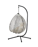 Mondawe Versatile Hanging Egg Chair for Indoor and Outdoor Use