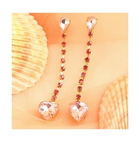 Sohi Women's Sleek Drop Earrings